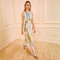 Ulla Johnson Lana Ruched Crepe Jersey Midi Dress in Western Dream – International designer fashion boutique Australia Riada Concept Woollahra