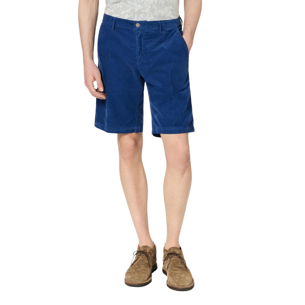 Vela  Cotton Bermuda Shorts in blue massaua