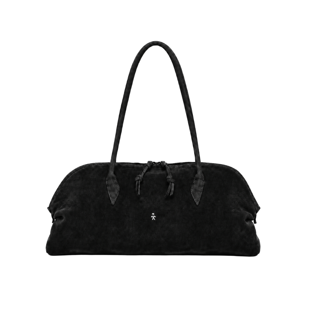 Henry Beguelin Bolla Bassa Shoulder Bag in Nero - Shop the latest Henry Beguelin leather goods collection; handcrafted Italian bags and accessories. Shop online and in-store at Riada Concept.