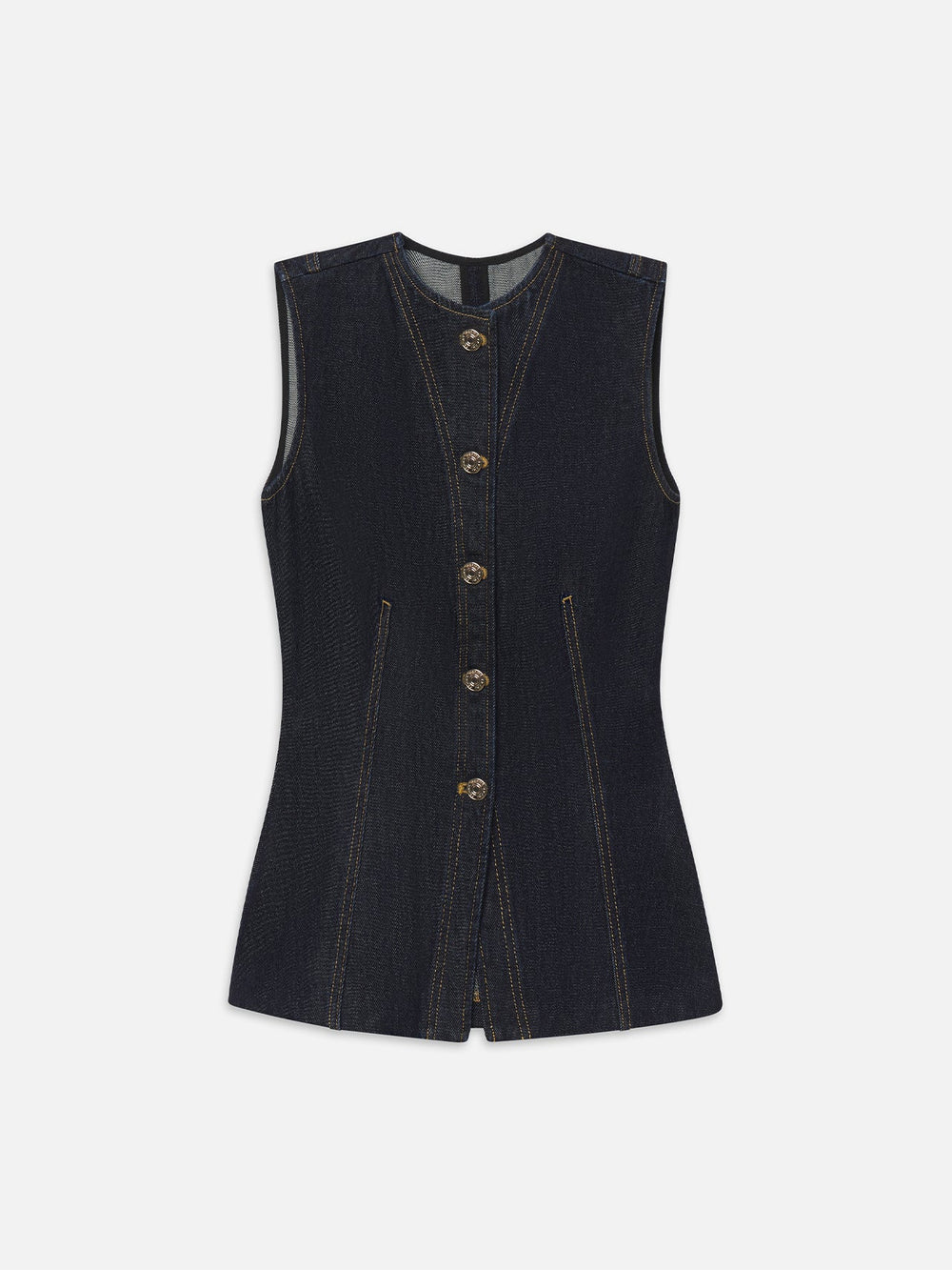 The Form Vest in Rinse