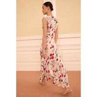 Ulla Johnson Elowen Sleeveless Silk Dress in Summer Garden – International designer fashion boutique Australia Riada Concept Woollahra