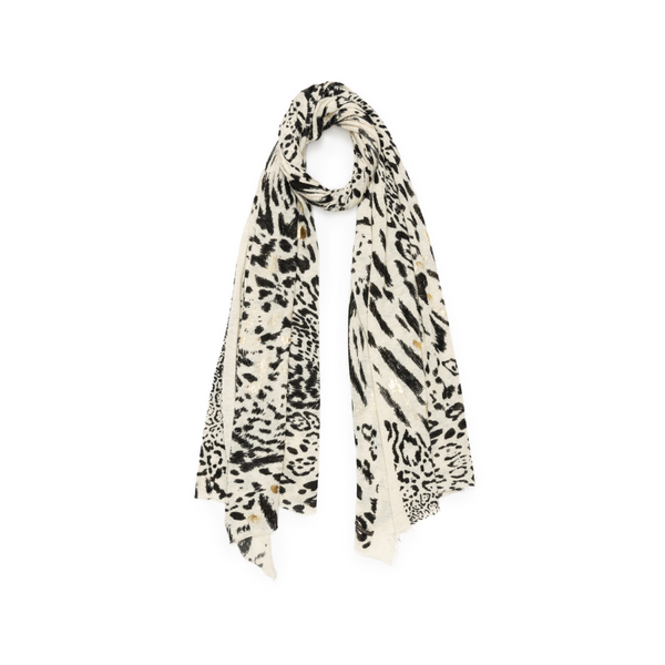 Moana scarf in zebra print