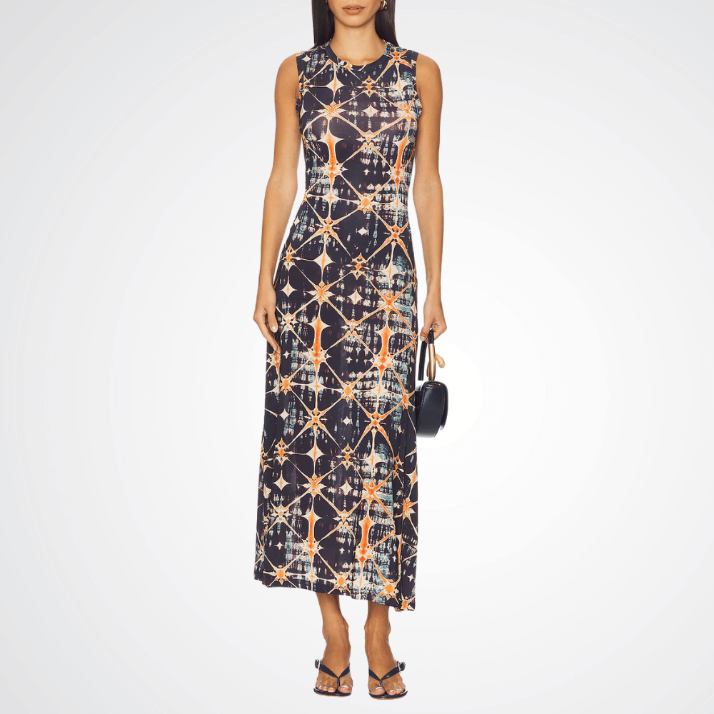 Ulla Johnson Orla Sleeveless Pull-On Midi Dress in Phoenix ULLA JOHNSON Designer fashion shop online and in store High End fashion boutique Sydney Australia Riada Concept