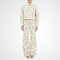 Ulla Johnson Bobbi Cropped Jacket in Infinite Flower – luxury cotton floral denim jacket Australia Available instore and online at Riada Concept, Woollahra — Sydney’s destination for a curated selection of international luxury brands