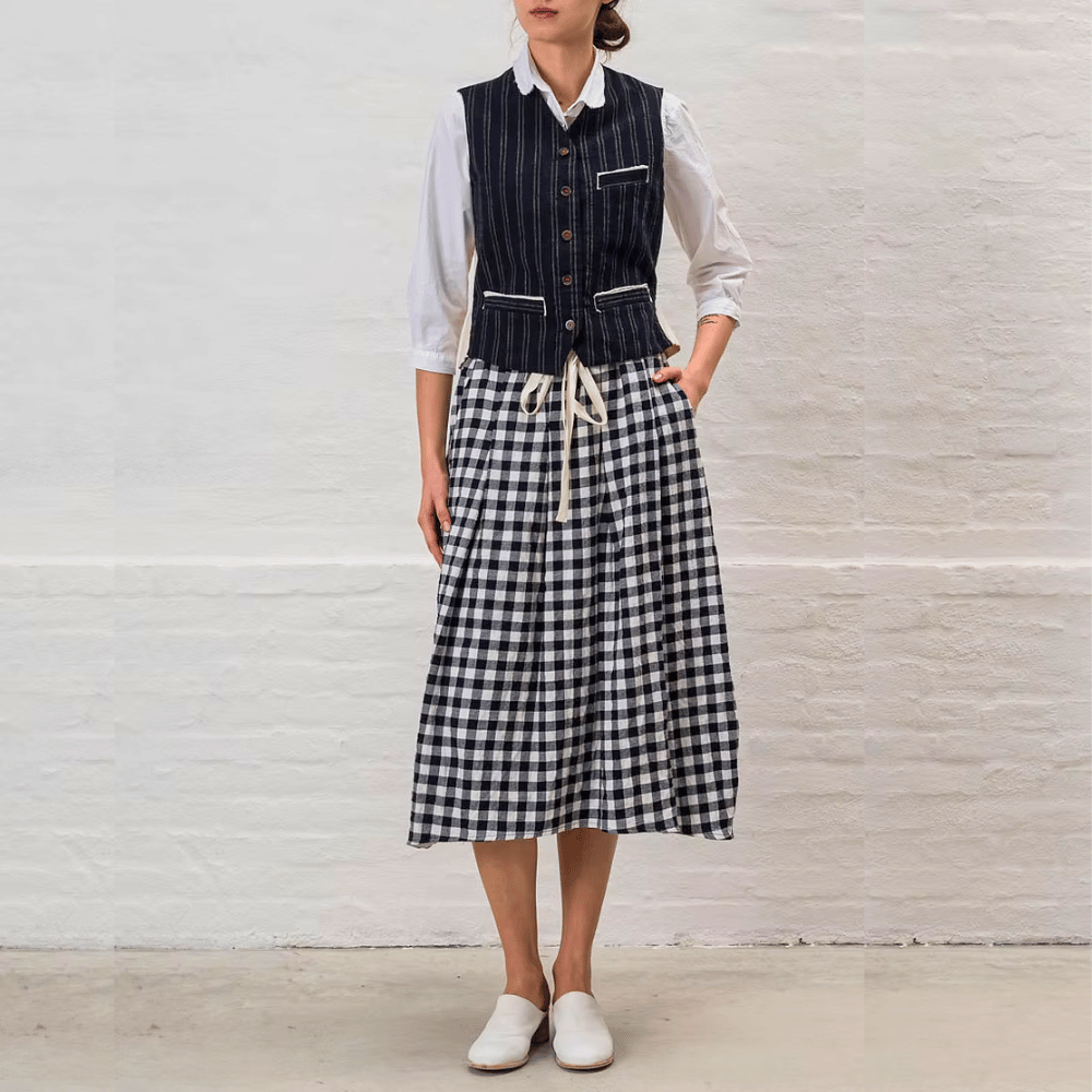 H+ Hannoh Wessel Gemma Gilet in Navy – International designer fashion boutique Australia Riada Concept Woollahra