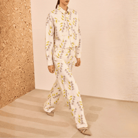 Ulla Johnson Bobbi Cropped Jacket in Infinite Flower – luxury cotton floral denim jacket Australia Available instore and online at Riada Concept, Woollahra — Sydney’s destination for a curated selection of international luxury brands