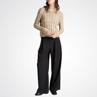 Avant Toi Hand-Painted Braided Cashmere Silk Sweater in Taupe – International Designer Fashion Boutique Australia Riada Concept Woollahra