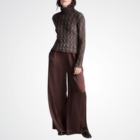 Avant Toi Hand-Painted Silk Palazzo Pants in Moro – International Designer Fashion Boutique Australia Riada Concept Woollahra