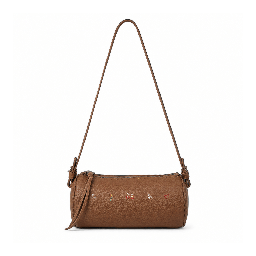 Henry Beguelin Classic Pouch Crossbody Bag in Brandy - Shop the latest Henry Beguelin leather goods collection; handcrafted Italian bags and accessories. Shop online and in-store at Riada Concept.