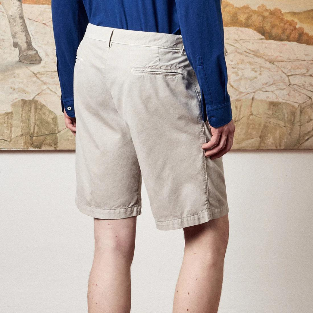 Vela  Cotton Bermuda Shorts in calce