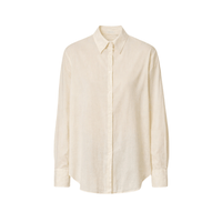Massimo Alba Selma Cotton Cashmere Shirt in Milk – International designer fashion boutique Australia Riada Concept Woollahra