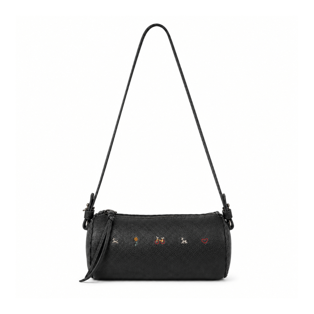 Henry Beguelin Classic Pouch Crossbody Bag in Black Nero - Shop the latest Henry Beguelin leather goods collection; handcrafted Italian bags and accessories. Shop online and in-store at Riada Concept.