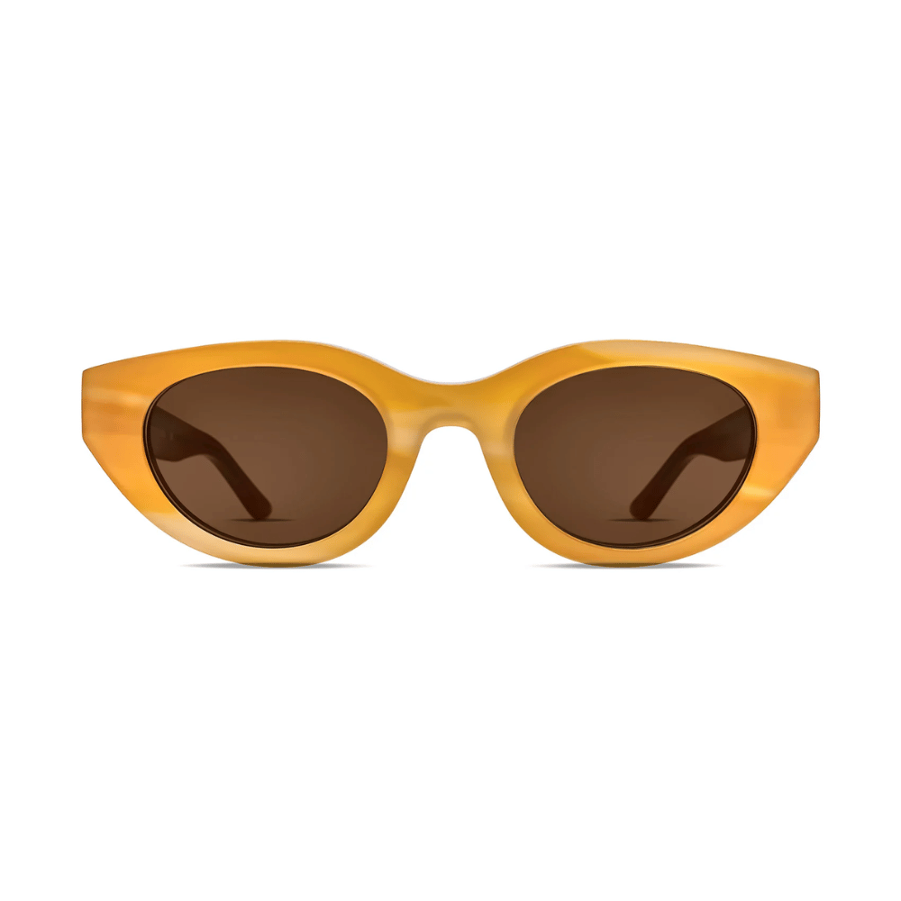 Thierry Lasry ACIDITY Cat-Eye Sunglasses in Yellow Horn Pattern - International designer fashion boutique Australia Riada Concept Woollahra
