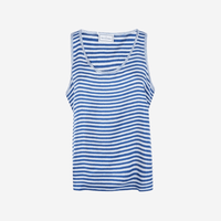 Pierre Louis Mascia ALOE Striped Tank Top in Blue – International designer fashion boutique Australia Riada Concept Woollahra