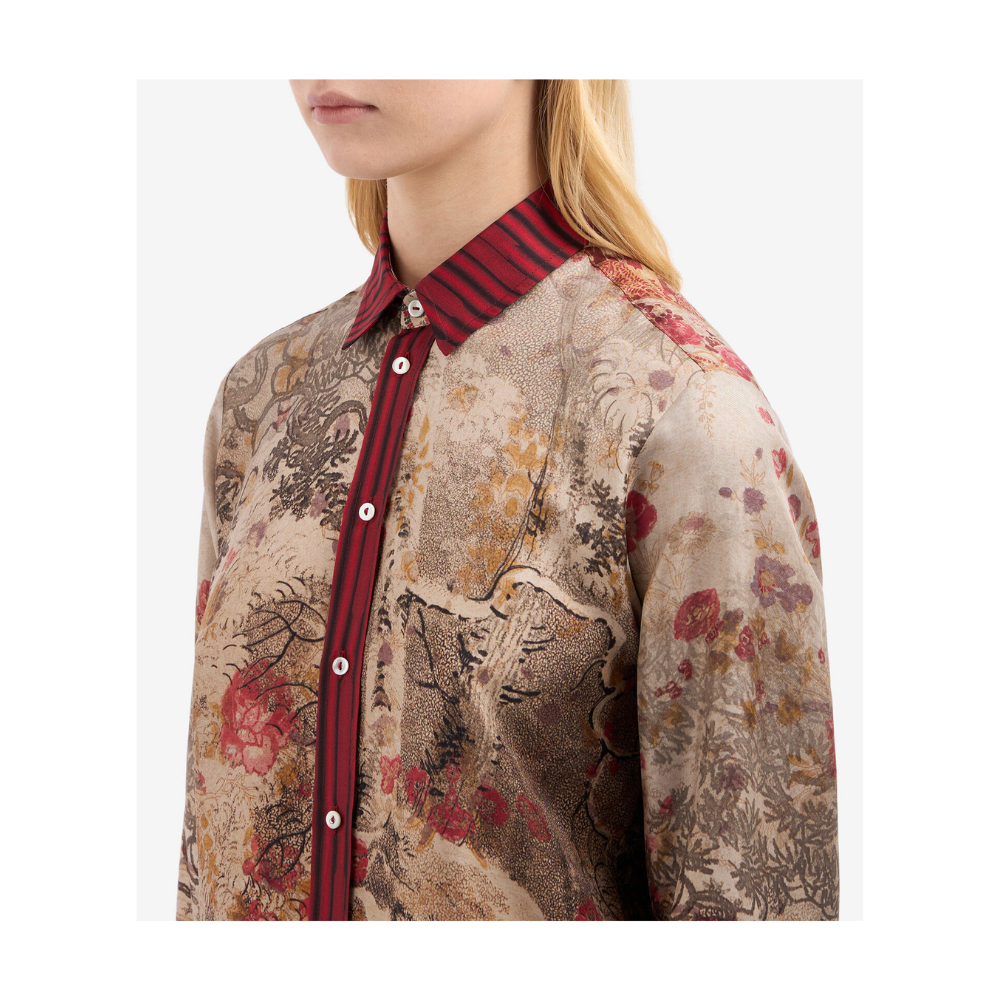 ALOE Longsleeve Shirt Silk in Multicolour