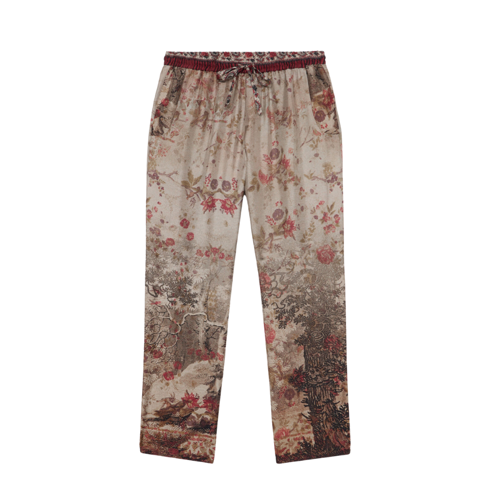 ALOE Trousers Silk in Multicolour 514840