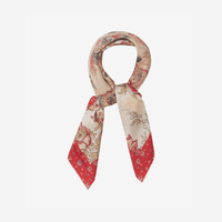 Pierre Louis Mascia ALOEUW Bandana Silk Scarf 67x67 in FIORI D’ARGILLA – International designer fashion boutique Australia Riada Concept Woollahra