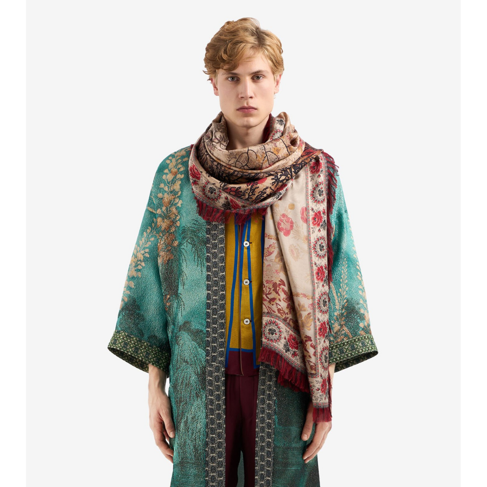 ALOEUW Scarf Silk in Multicolour 514322