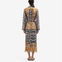 Pierre Louis Mascia ALOE Jacket Silk in TRIBALE CHIAROSCURO – International designer fashion boutique Australia Riada Concept Woollahra