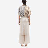 Pierre Louis Mascia ALOE Palazzo Silk Trousers in BAMBÙ – International designer fashion boutique Australia Riada Concept Woollahra