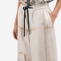 Pierre Louis Mascia ALOE Palazzo Silk Trousers in BAMBÙ – International designer fashion boutique Australia Riada Concept Woollahra