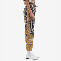 Pierre Louis Mascia ALOE Silk Trousers in TRIBALE CHIAROSCURO – International designer fashion boutique Australia Riada Concept Woollahra