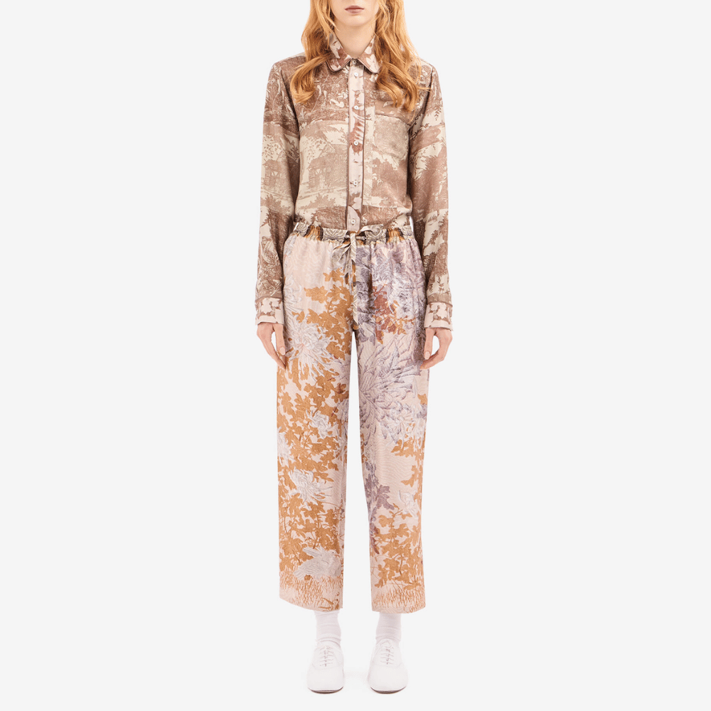 Pierre Louis Mascia ALOE Trousers Silk in Alba – International designer fashion boutique Australia Riada Concept Woollahra