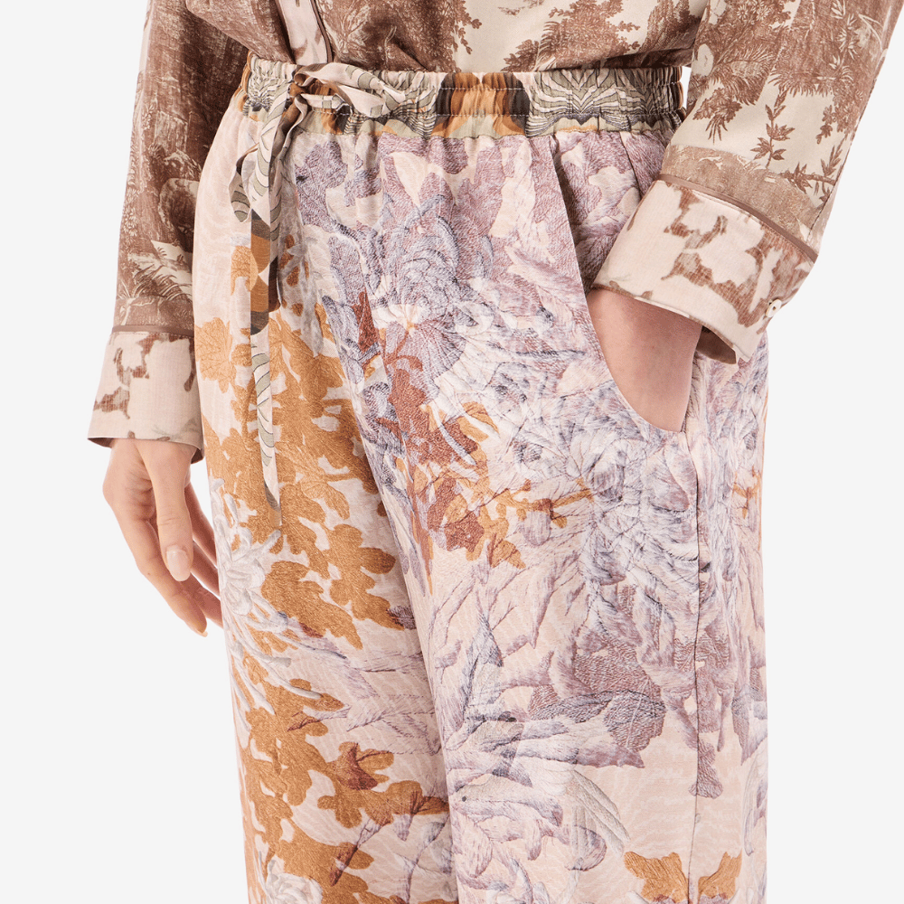 Pierre Louis Mascia ALOE Trousers Silk in Alba – International designer fashion boutique Australia Riada Concept Woollahra