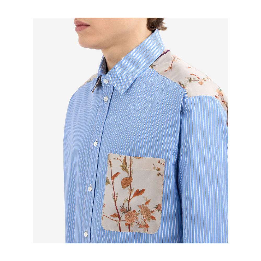 ALOTHO Longsleeve Shirt Cotton in Blue