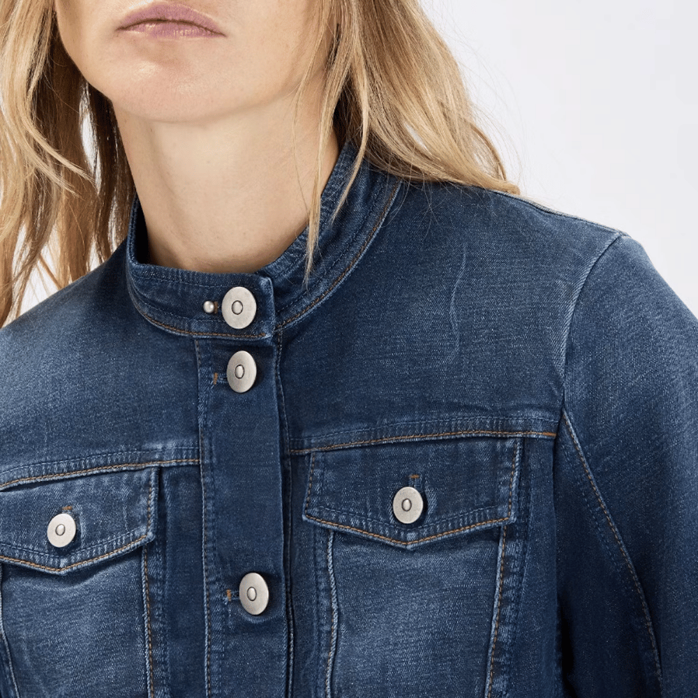 HIGH Everyday Couture Ahoy Denim Jacket in Indigo - International designer fashion boutique Australia Riada Concept Woollahra