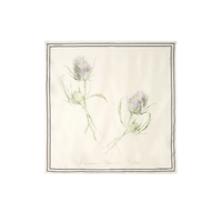 Alberta Ferretti Silk Thistle Print Scarf in Ivory – International designer fashion boutique Australia Riada Concept Woollahra