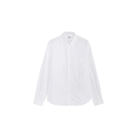 Aspesi Slim Fit Oxford Cotton Button-Down Shirt in White – International designer fashion boutique Australia Riada Concept Woollahra