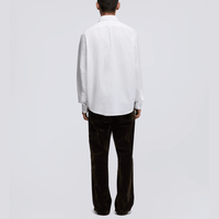 Aspesi Slim Fit Oxford Cotton Button-Down Shirt in White – International designer fashion boutique Australia Riada Concept Woollahra