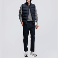 Aspesi Slim Feather Recycled Down Vest in Navy – International designer fashion boutique Australia Riada Concept Woollahra