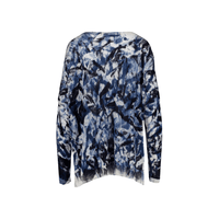 Avant Toi Hand-Painted Cashmere Silk Boat Neck Pullover in Fiume - International designer fashion boutique Australia Riada Concept Woollahra