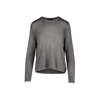 Avant Toi Hand-Painted Cashmere Silk Round Neck Pullover in Fango – International designer fashion boutique Australia Riada Concept Woollahra