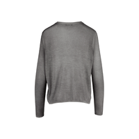 Avant Toi Hand-Painted Cashmere Silk Round Neck Pullover in Fango – International designer fashion boutique Australia Riada Concept Woollahra