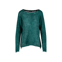 Avant Toi Hand-Painted Brushed Linen Boat Neck Pullover in Menta – International designer fashion boutique Australia Riada Concept Woollahra