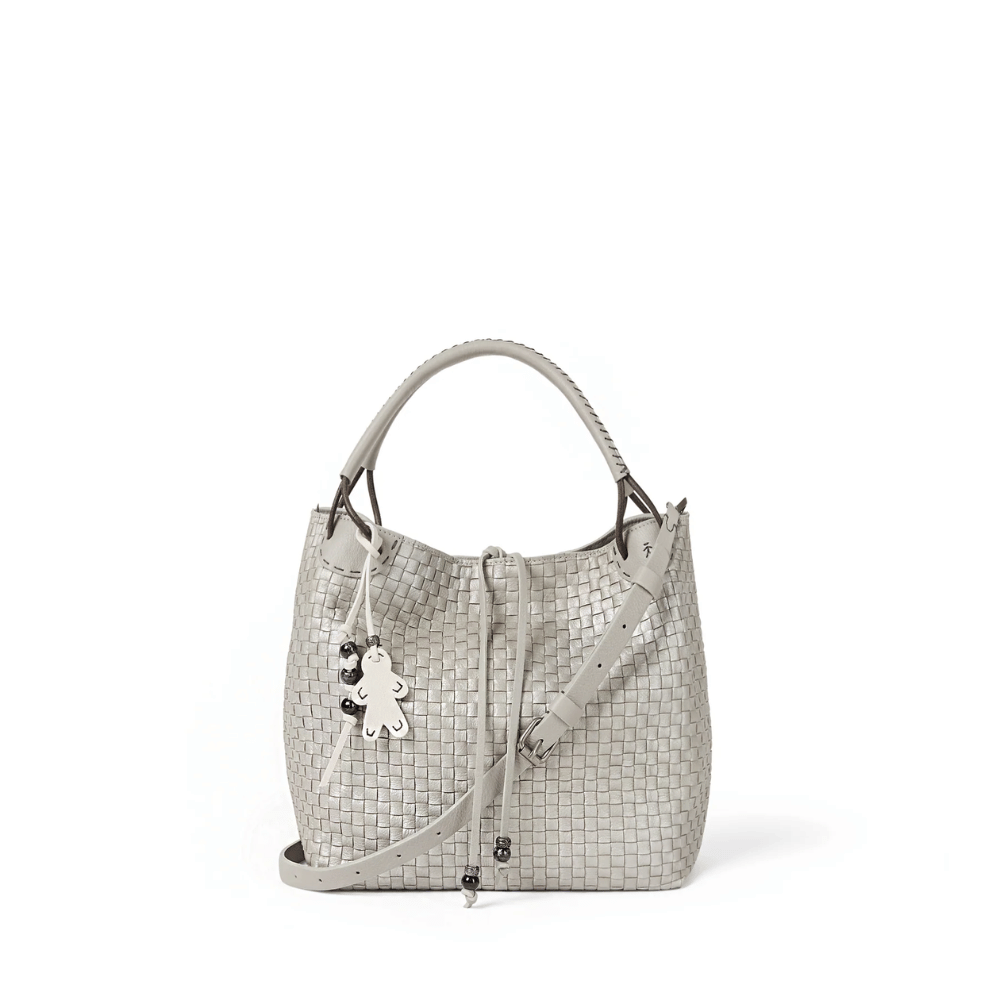 Henry Beguelin Small Size Daria Lace Intreccio Laminato Bag in Polvere BD5926 HENRY BEGUELIN Designer fashion handbags shop online and in store High End fashion boutique Sydney Australia Riada Concept