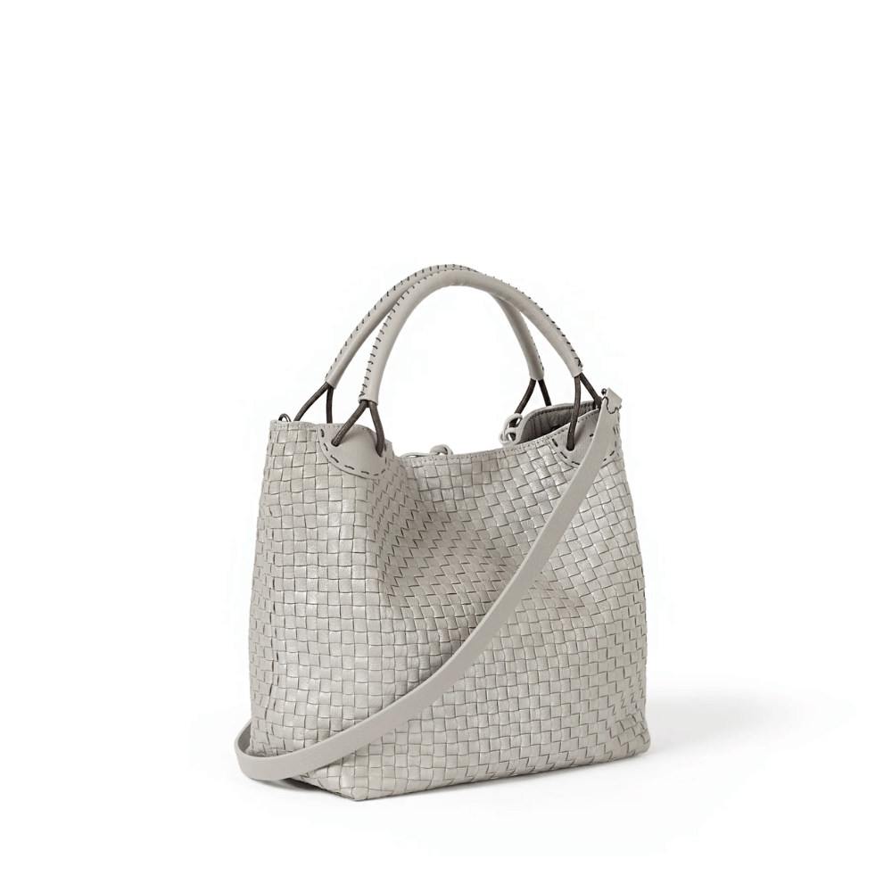 Henry Beguelin Small Size Daria Lace Intreccio Laminato Bag in Polvere BD5926 HENRY BEGUELIN Designer fashion handbags shop online and in store High End fashion boutique Sydney Australia Riada Concept