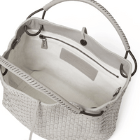 Henry Beguelin Small Size Daria Lace Intreccio Laminato Bag in Polvere BD5926 HENRY BEGUELIN Designer fashion handbags shop online and in store High End fashion boutique Sydney Australia Riada Concept