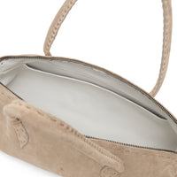 Bolla Bassa Softy Leather Shoulder Bag in Beige by Henry Beguelin, shoulder bag at Riada Concept, Woollahra Sydney