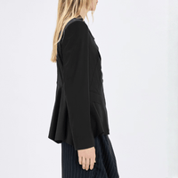 HIGH Everyday Couture Blogger Single-Breasted Jacket in Black - International designer fashion boutique Australia Riada Concept Woollahra