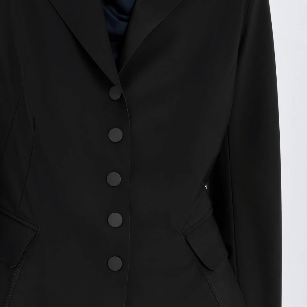 HIGH Everyday Couture Blogger Single-Breasted Jacket in Black - International designer fashion boutique Australia Riada Concept Woollahra