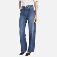 FRAME Bow High-Rise Barrel Jeans in Acumen FRAME designer denim at Riada Concept luxury fashion boutique Woollahra Sydney Australia