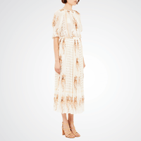 Ulla Johnson Brion Long Pleated Skirt in Alabaster ULLA JOHNSON Designer fashion shop online and in store High End fashion boutique Sydney Australia Riada Concept