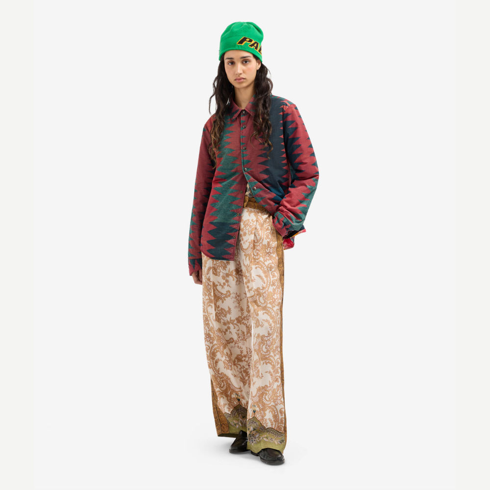 Pierre-Louis Mascia CIALDA Paisley di Seta Silk Trousers