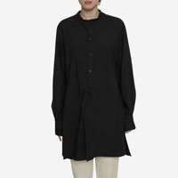 Hannoh Wessel Charles Oversized Cotton Shirt in Black - International designer fashion boutique Australia Riada Concept Woollahra