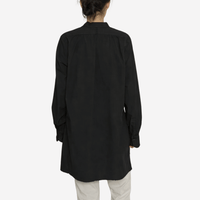 Hannoh Wessel Charles Oversized Cotton Shirt in Black - International designer fashion boutique Australia Riada Concept Woollahra
