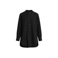 Hannoh Wessel Charles Oversized Cotton Shirt in Black - International designer fashion boutique Australia Riada Concept Woollahra